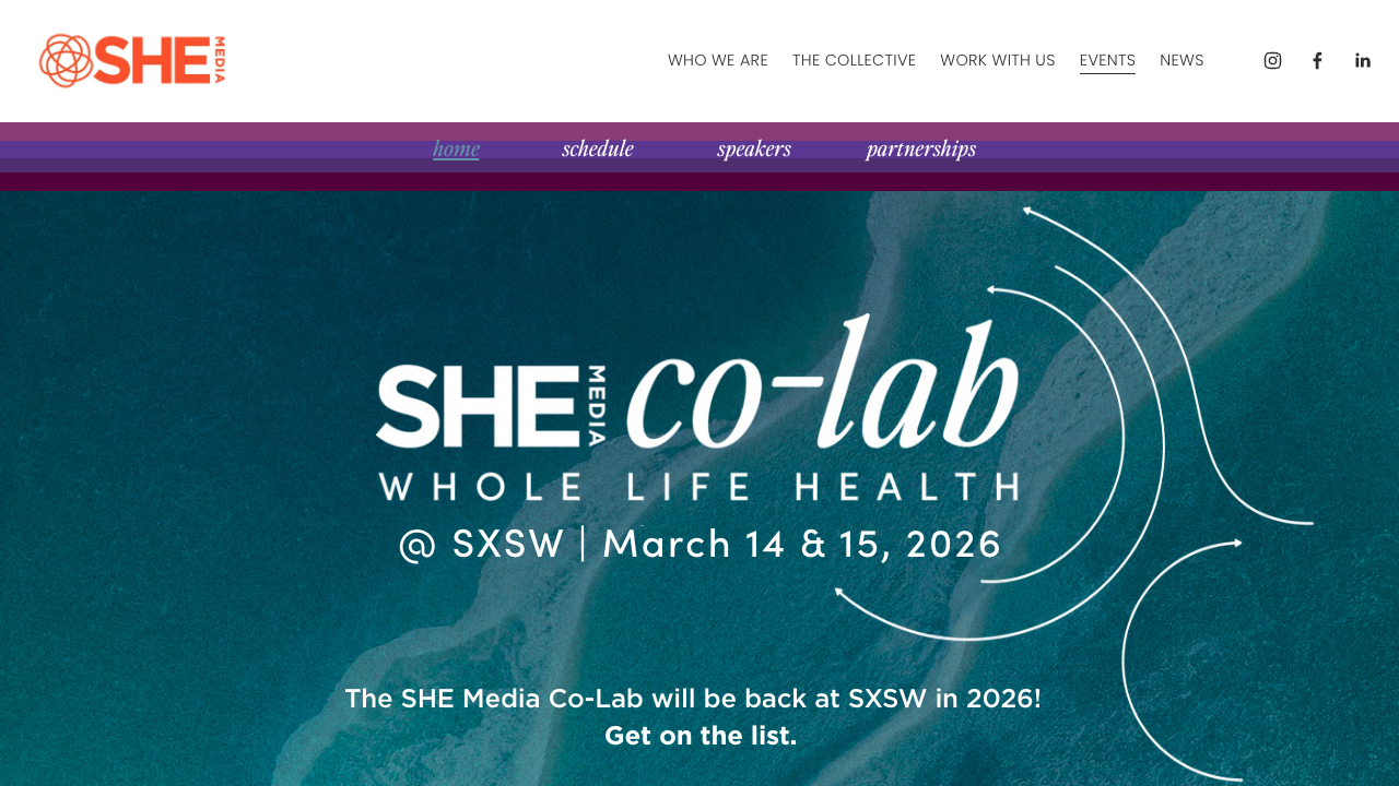 SHE Media Co-Lab @SXSW® 2025: Whole Life Health by SHE Media