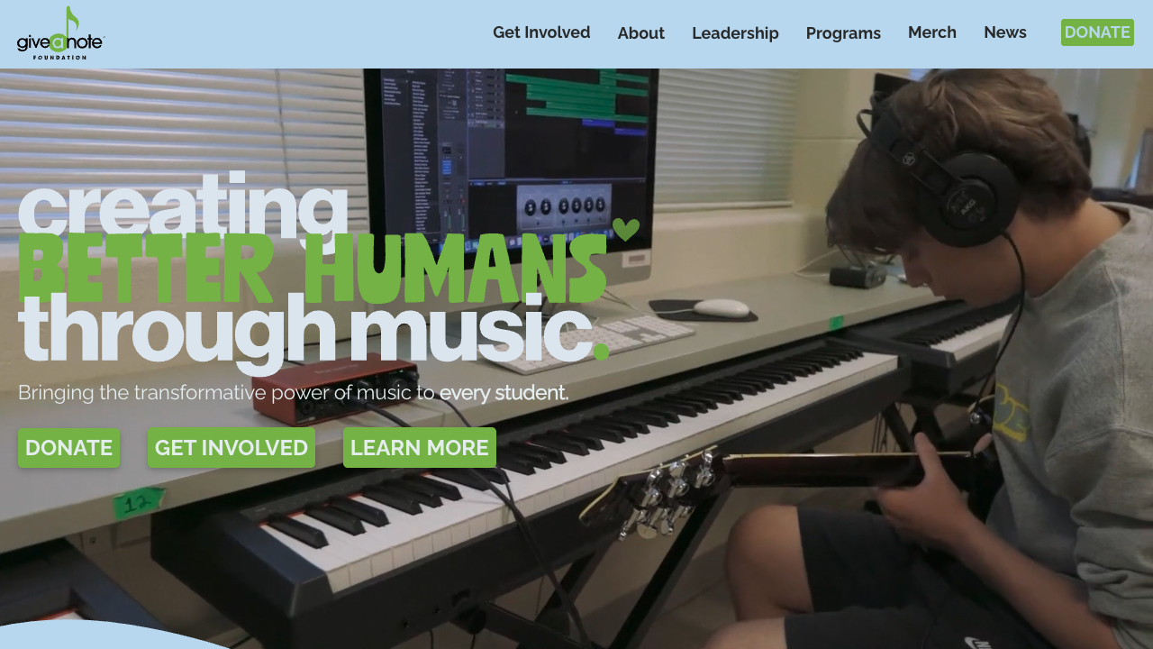 Music Tech Empowers in Action - Woodburn High School by Give A Note Foundation