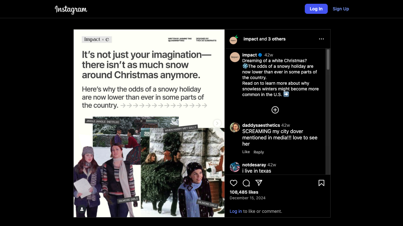 Impact Media x Climate Power: White Christmases by Impact Media