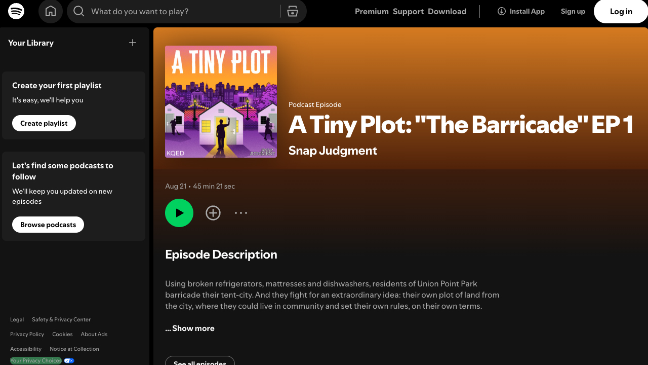 A Tiny Plot by KQED's Snap Studios