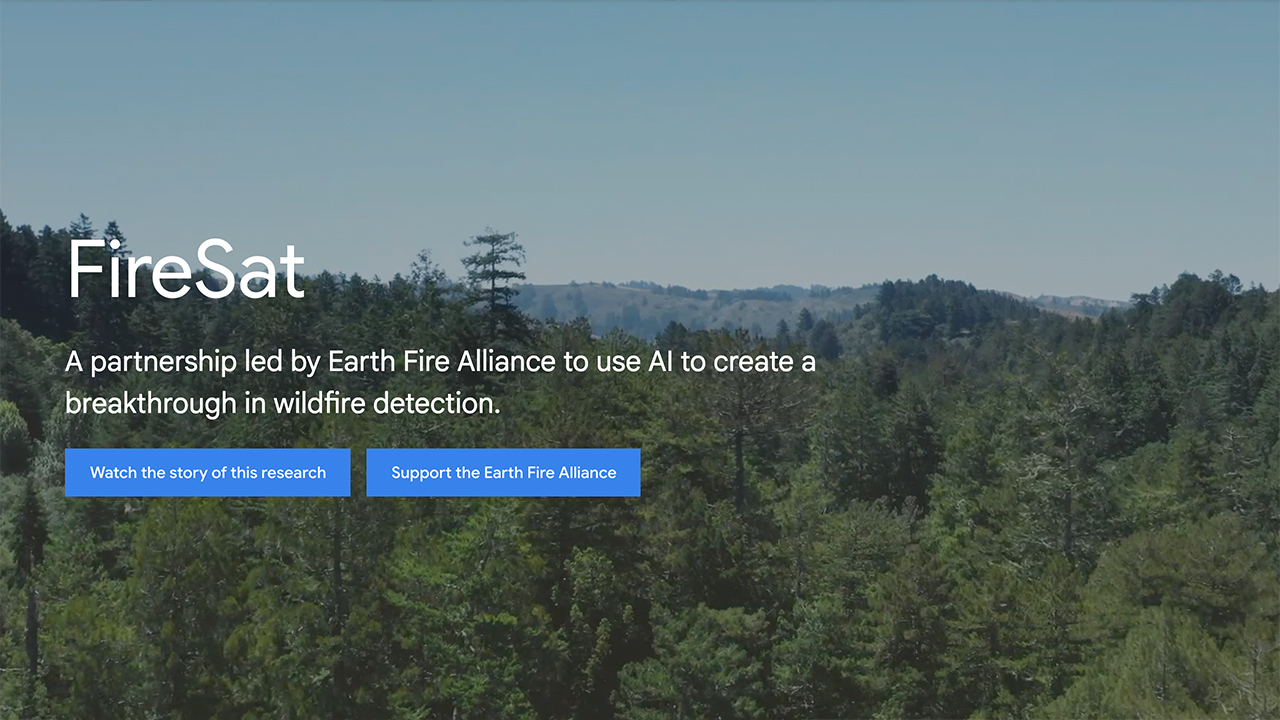 Spotting Wildfires from Space by Google