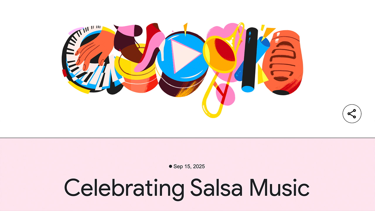 Google Doodle: Celebrating Salsa Music by Google