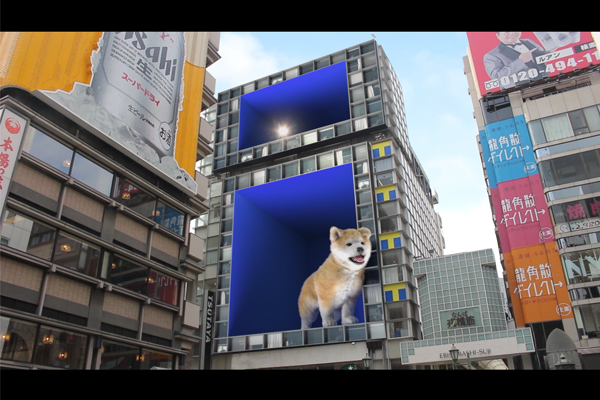 The Giant 3D Akita Puppy in Osaka by KOO-KI Co., Ltd.