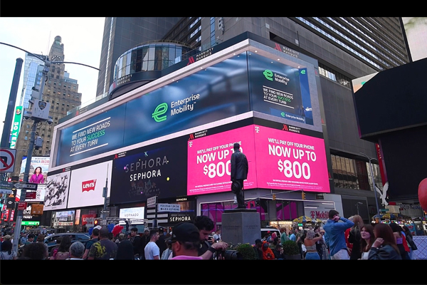 Enterprise Mobility 3D Billboard by LAUNDRY