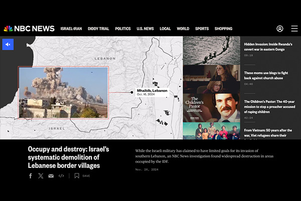 Occupy and destroy: Israel’s systematic demolition of Lebanese border villages by NBC News
