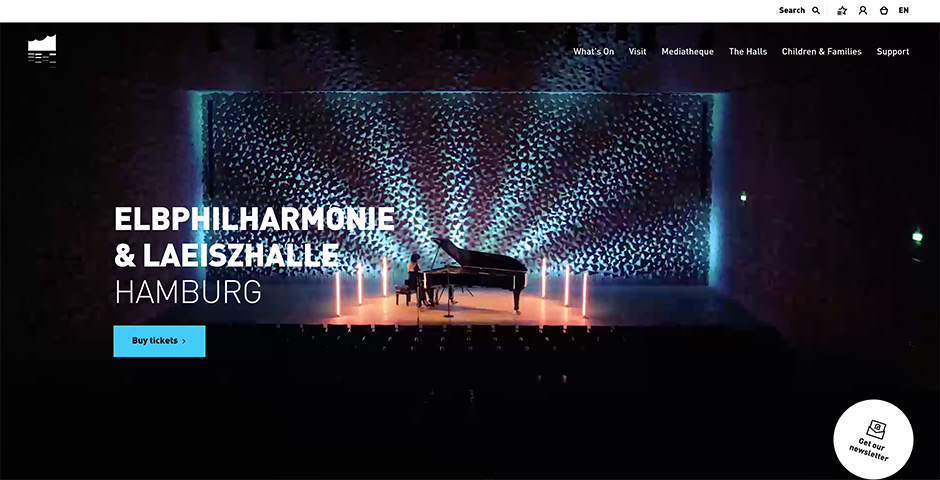 Screenshot of the entry for Elbphilharmonie Hamburg | Concert Hall