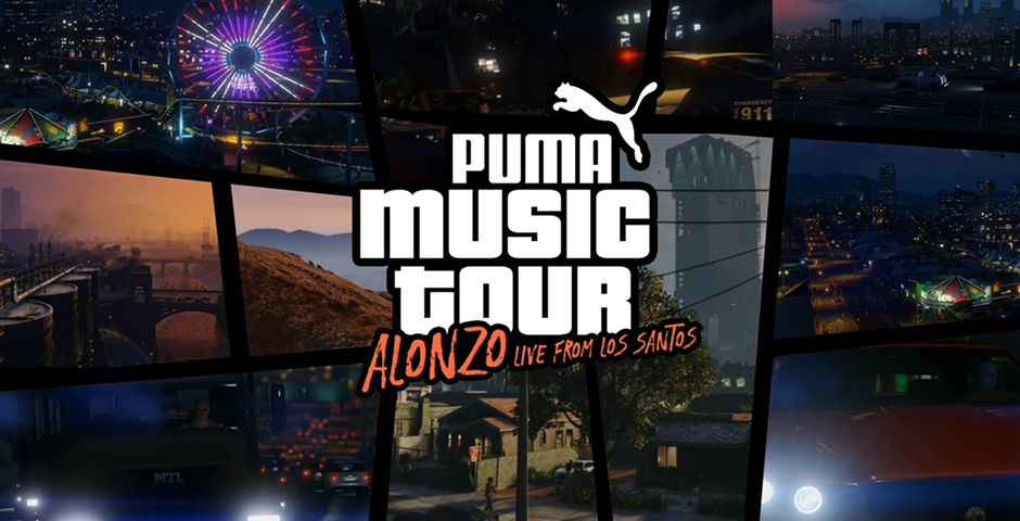 Screenshot of the entry for PUMA Alonzo's Virtual Music Tour on GTA