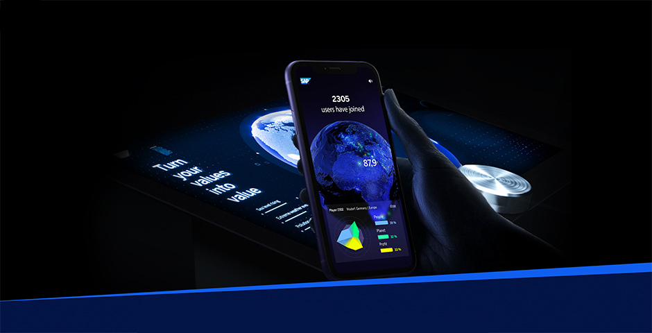Screenshot of the entry for Gamified Global Event Experience - SAP Values to Value