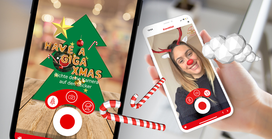 Screenshot of the entry for Vodafone X-Mas Web App