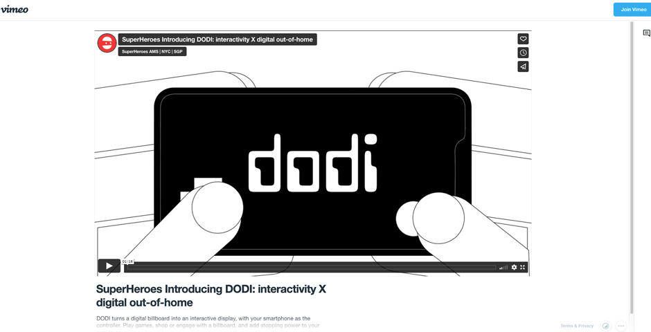 Screenshot of the entry for DODI x Disney