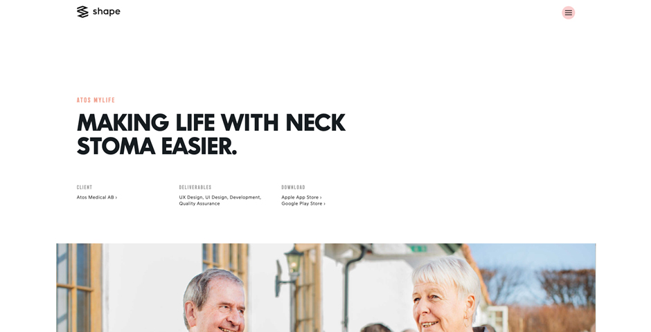 Screenshot of the entry for Atos MyLife - Making Life with Neck Stoma Easier