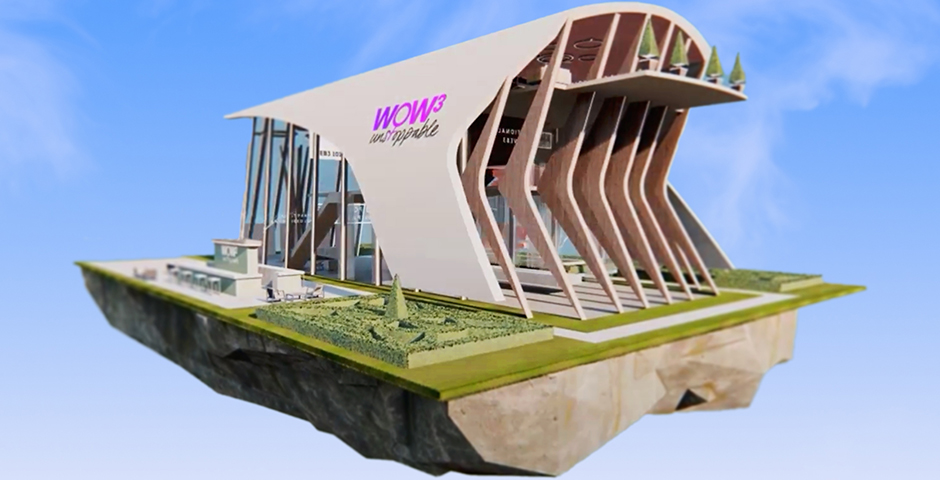 Screenshot of the entry for Unstoppable Women of Web3 Decentraland Headquarters