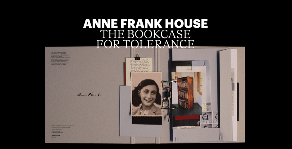 Screenshot of the entry for Anne Frank House: The Bookcase for Tolerance