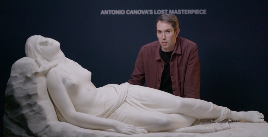 Screenshot of the entry for Canova &ndash; The Rediscovered Masterpiece