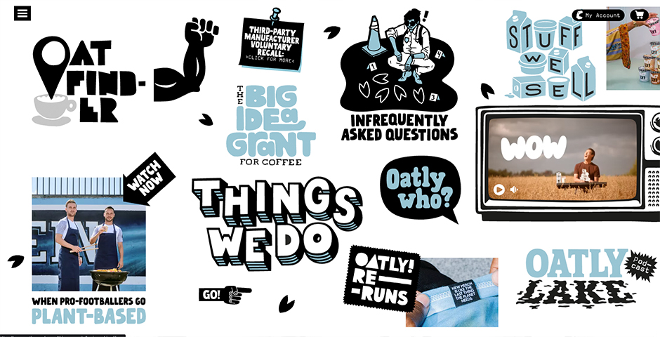 Screenshot of the entry for Oatly Infinite Canvas