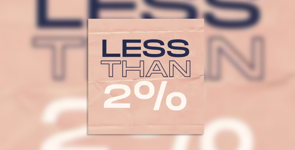 Screenshot of the entry for Less than 2 percent