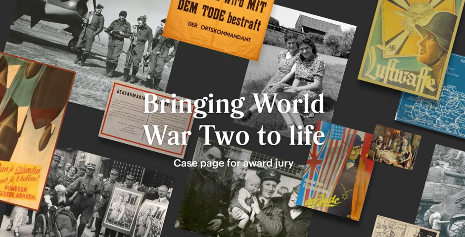 Screenshot of the entry for Bringing World War Two to life