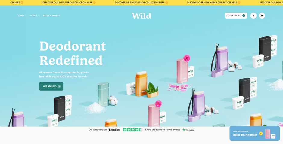 Screenshot of the entry for Wild