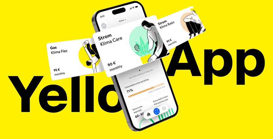 Screenshot of the entry for Yello App