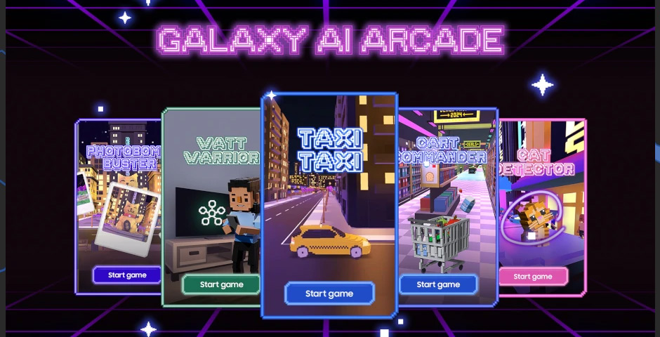 Screenshot of the entry for Galaxy AI Arcade