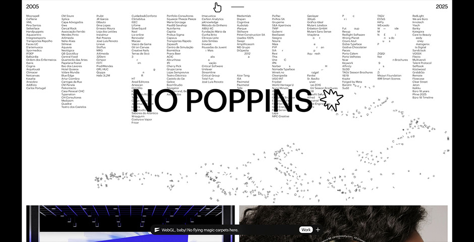 Screenshot of the entry for We are Büro