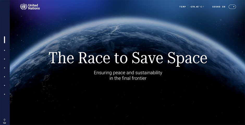 Screenshot of the entry for The Race to Save Space
