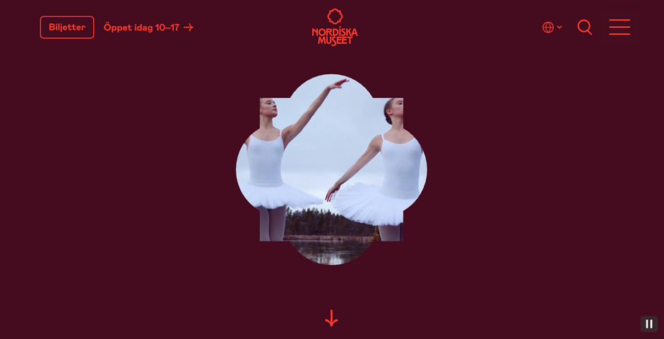 Screenshot of the entry for Nordiska Museet