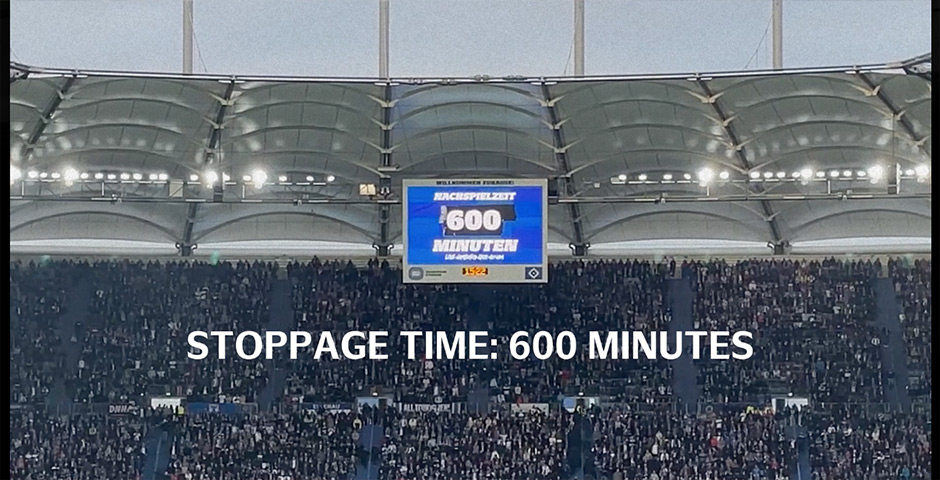 Screenshot of the entry for 600 Minutes Stoppage Time
