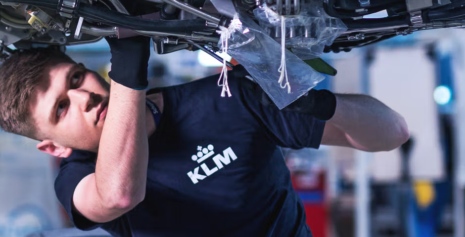 Screenshot of the entry for If you&rsquo;re into mechanics. You&rsquo;re definitely into mechanics at KLM.