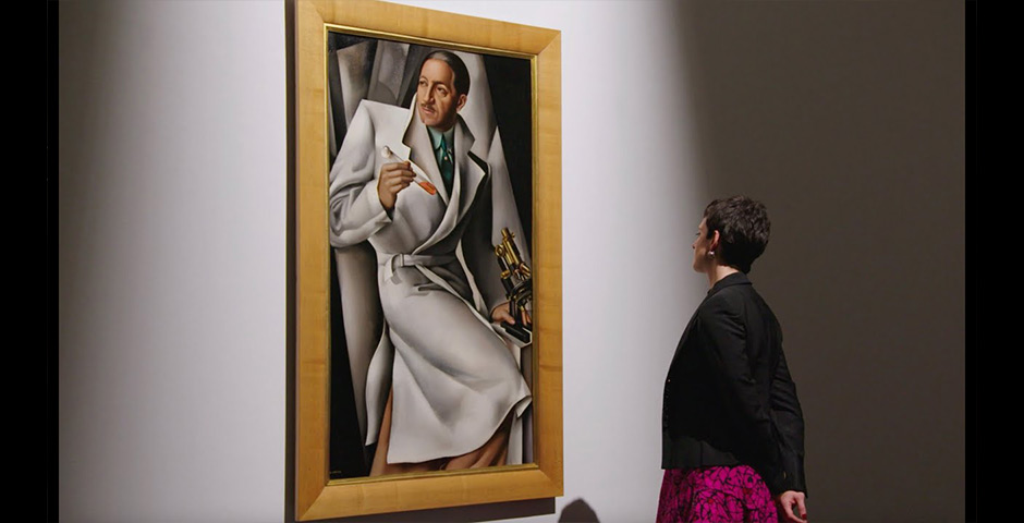 Screenshot of the entry for "Baroness with the brush" - Tamara de Lempicka&rsquo;s Portrait du Docteur Boucard