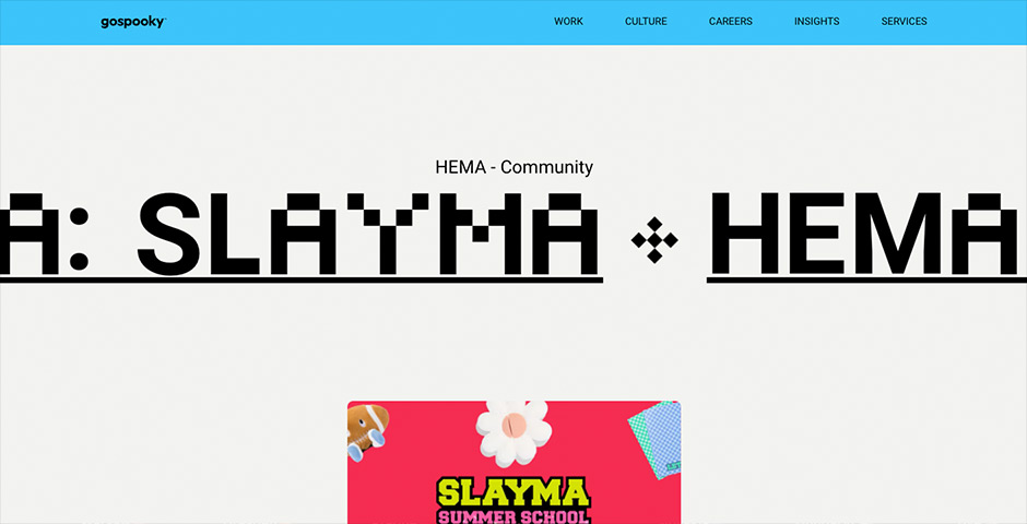 Screenshot of the entry for HEMA Slayma