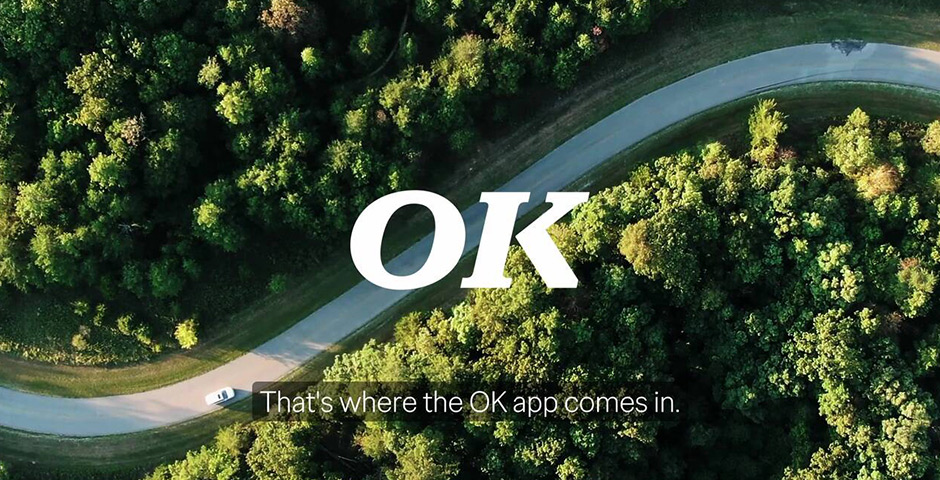 Screenshot of the entry for OK App