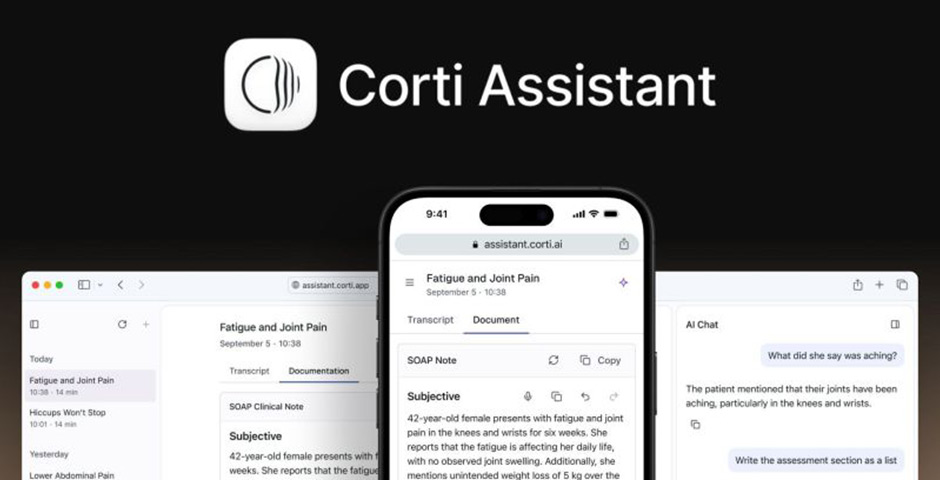 Screenshot of the entry for Corti Assistant