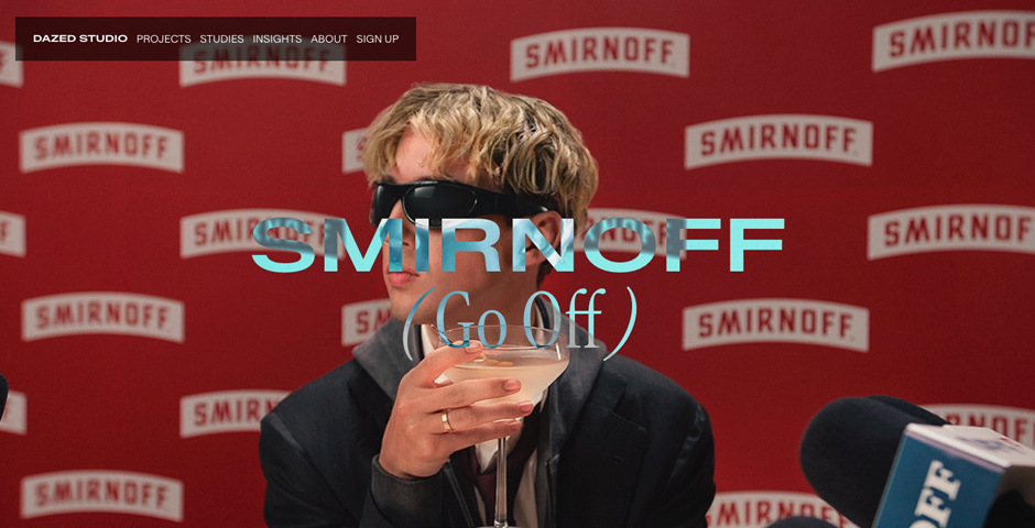Screenshot of the entry for Smirnoff x Troye Sivan: Go Off