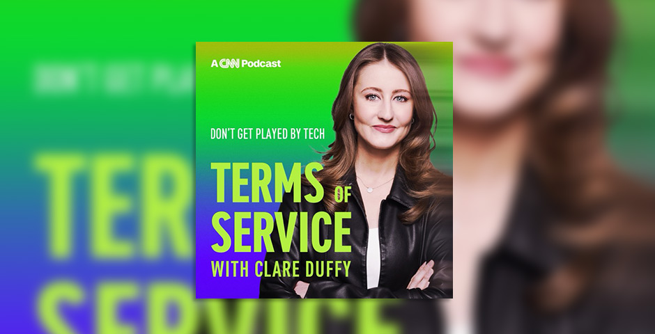 Screenshot of the entry for Terms of Service with Clare Duffy