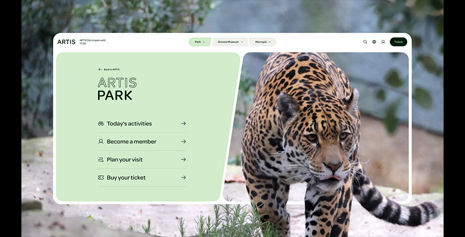 Screenshot of the entry for Artis