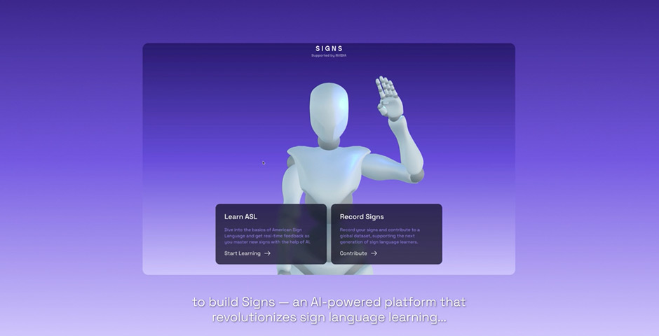 Screenshot of the entry for Signs