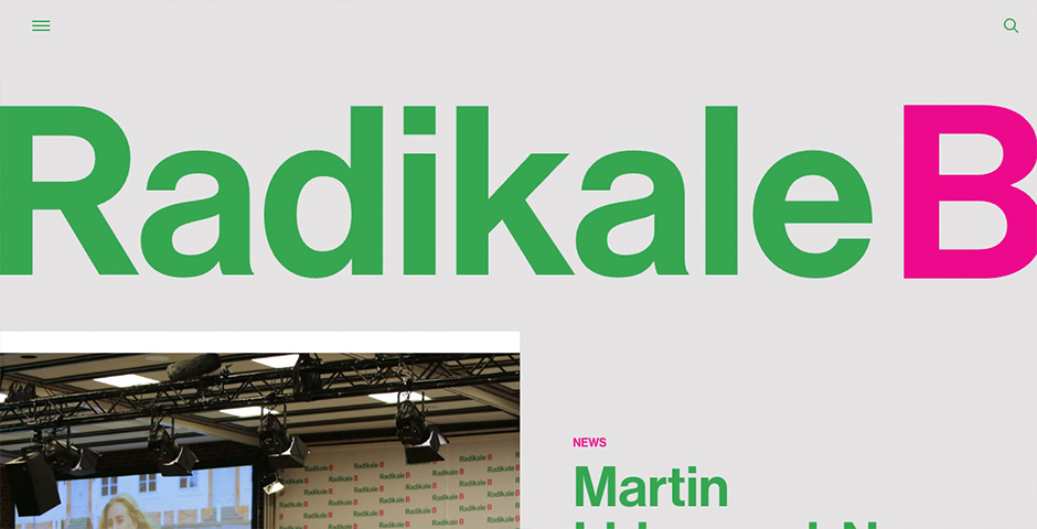 Screenshot of the entry for Radikale Venstre