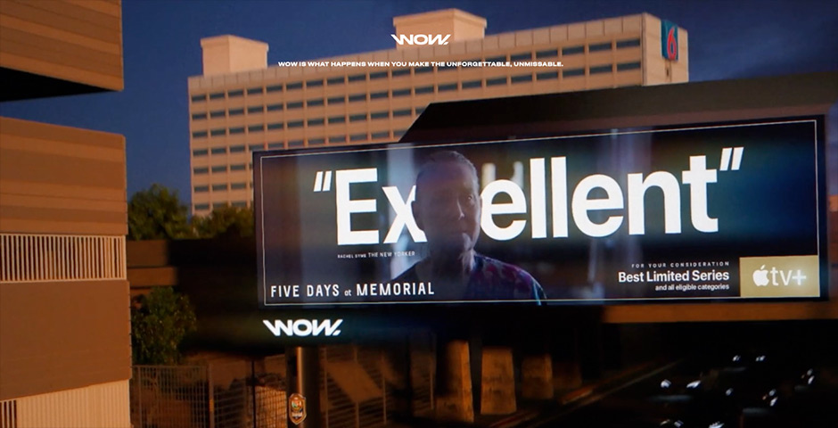 Screenshot of the entry for Engaging LA: The digital billboard experience