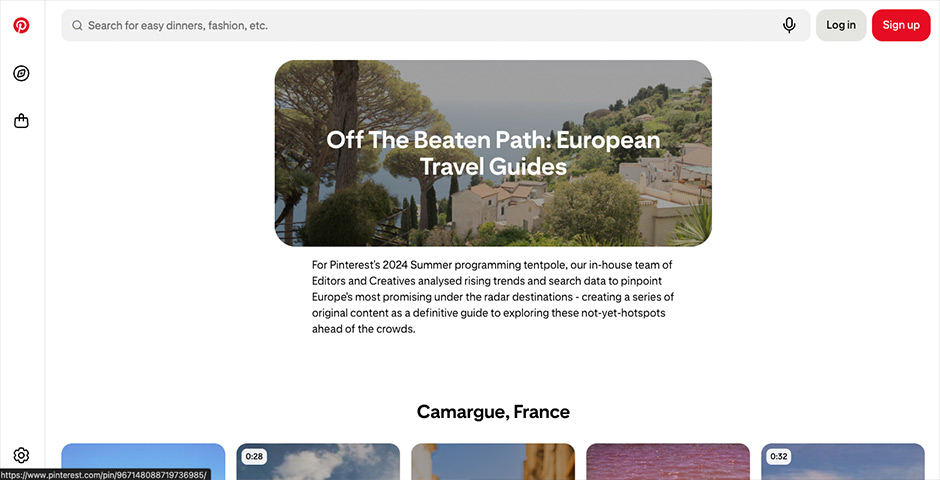 Screenshot of the entry for Off the Beaten Path: European Travel Guides