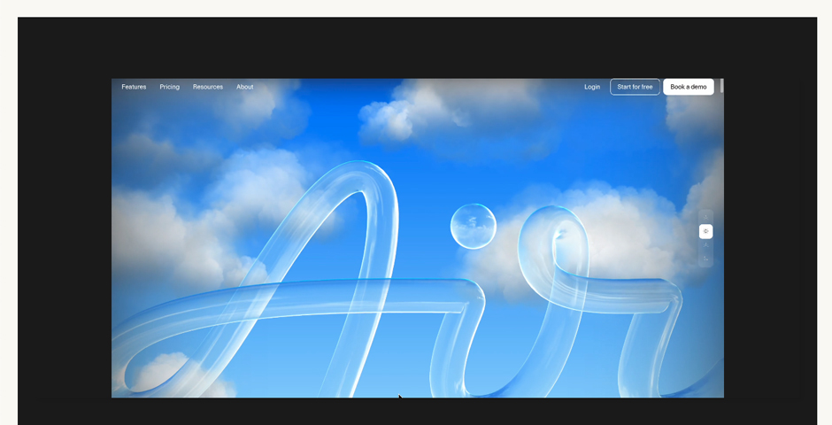 Screenshot of the entry for Air.inc