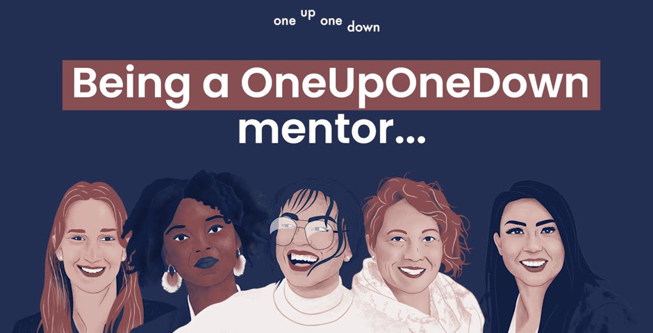 Screenshot of the entry for OneUpOneDown: the world's leading AI-powered mentorship platform for women