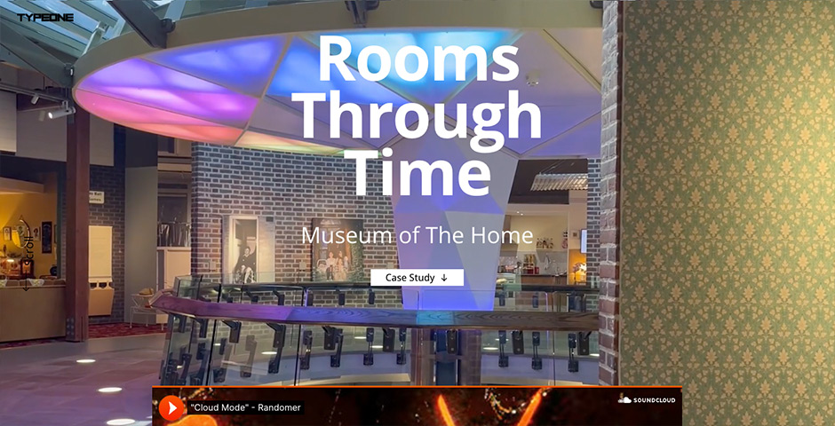 Screenshot of the entry for Rooms Through Time