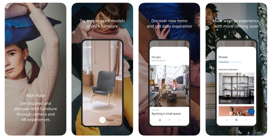 Screenshot of the entry for IKEA Place