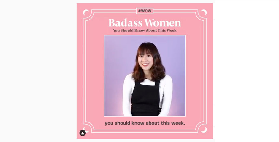 Screenshot of the entry for #WCW: Badass Women You Should Know About This Week on BuzzFeed News @world