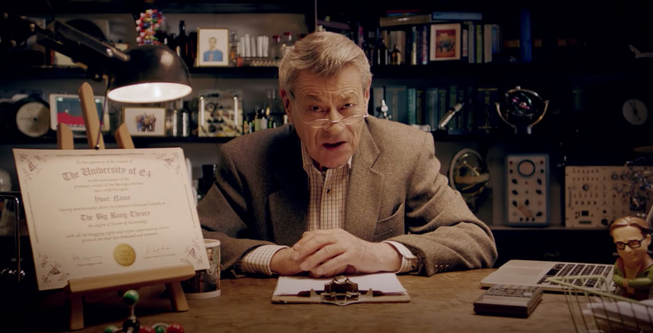 Screenshot of the entry for The Big Bang Theory YouTube Quiz