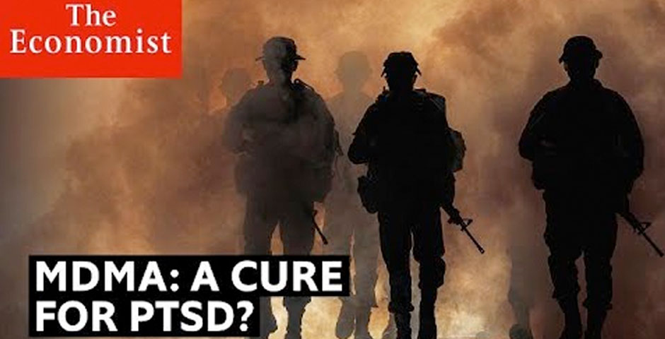 Screenshot of the entry for The agony and ecstasy: How MDMA is being used to treat PTSD by Economist Films