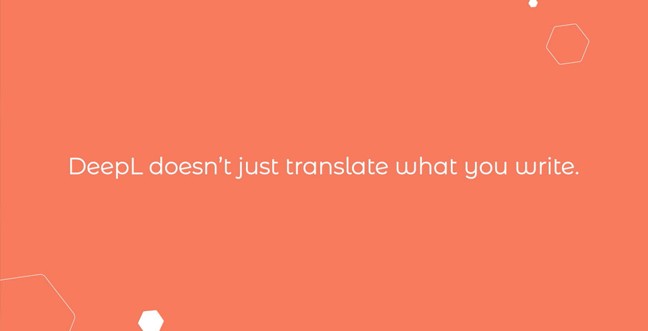 Screenshot of the entry for DeepL