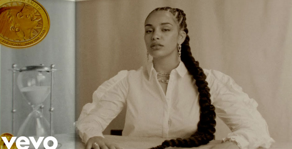 Screenshot of the entry for Jorja Smith "On Your Own"