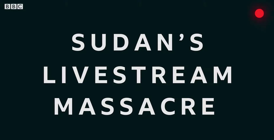 Screenshot of the entry for Sudan's Livestream Massacre